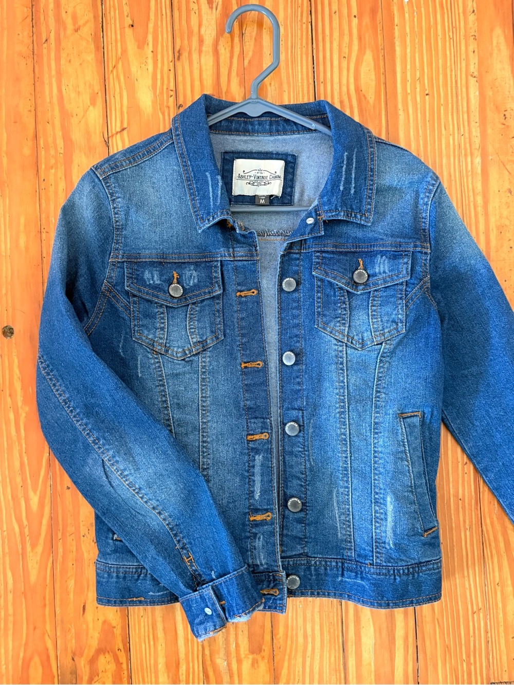 Women’s Blue Denim Jacket - Casual Jean Jacket